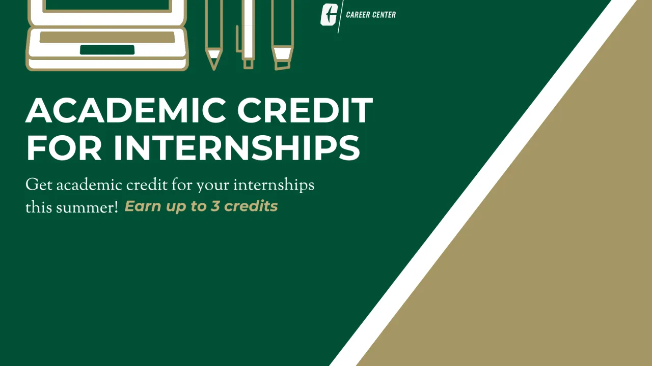 academic credit for internships. get academic credit for your internship this summer. Earn up to 3 credits.