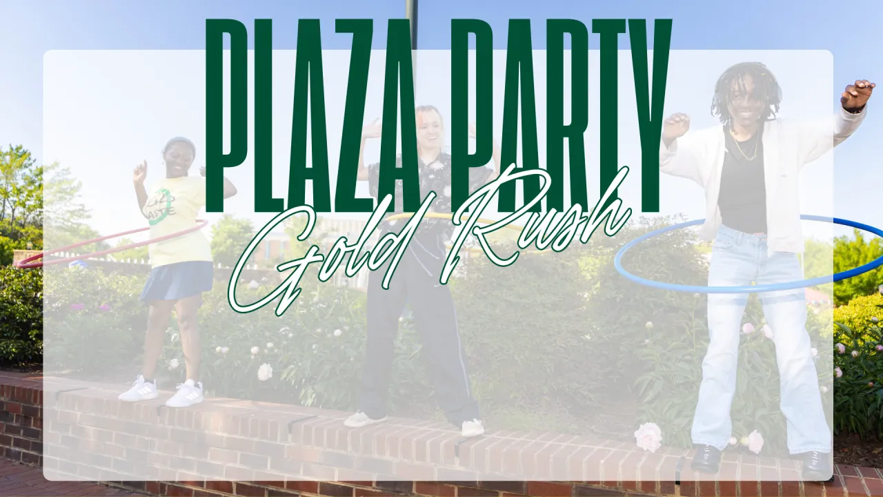 Plaza Party as a part of Gold Rush at UNC Charlotte