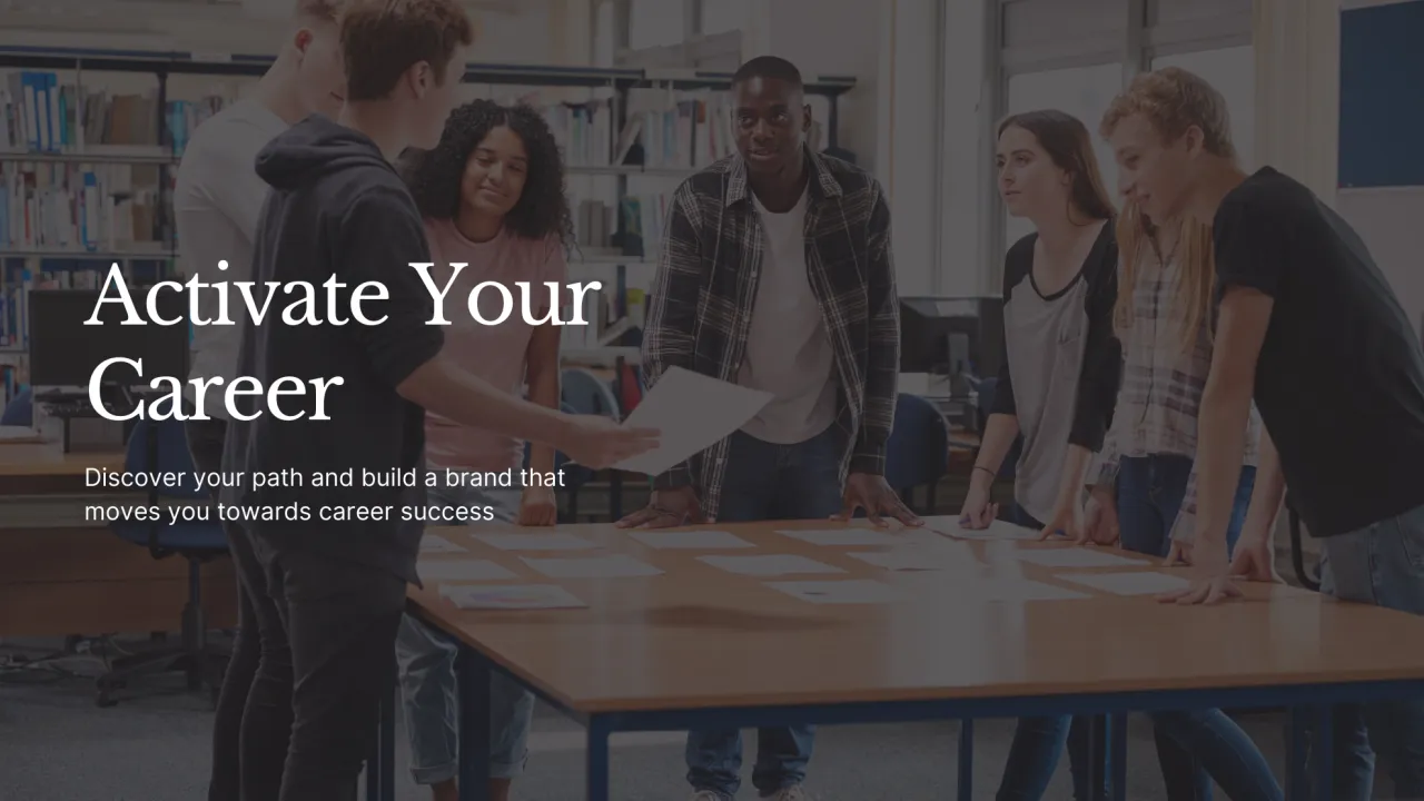 students around a table