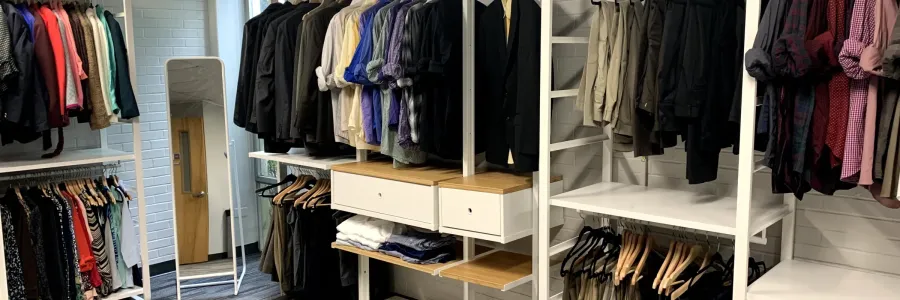 Photo of UNC Charlotte's Professional Clothing Closet