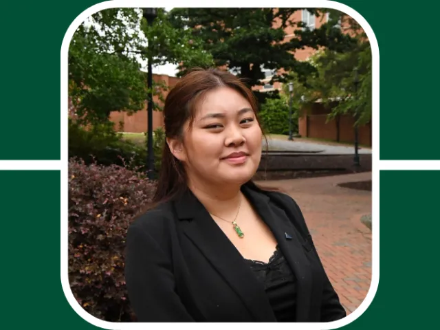 Amelia Baskin's professional photo taken for the UNC Charlotte Summer Internship Program