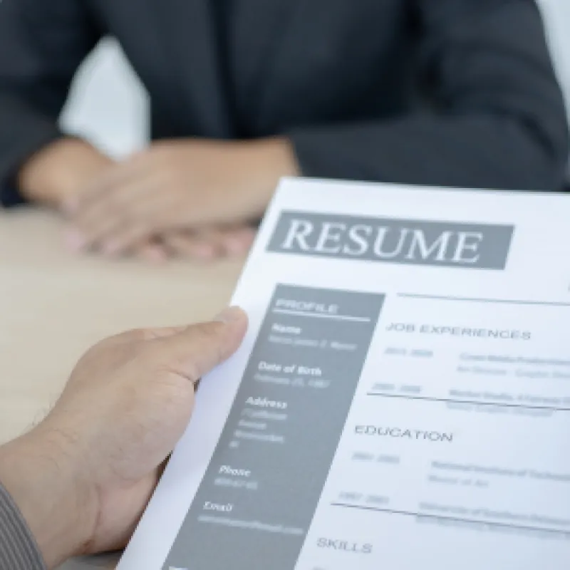campus employment resume