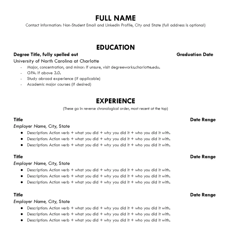 Resume Template